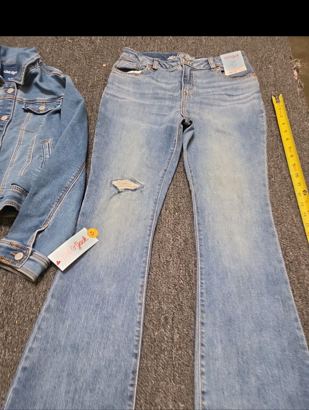 Cat & Jack Kids Size 14 Jeans & Jacket - Picture 2 of 7